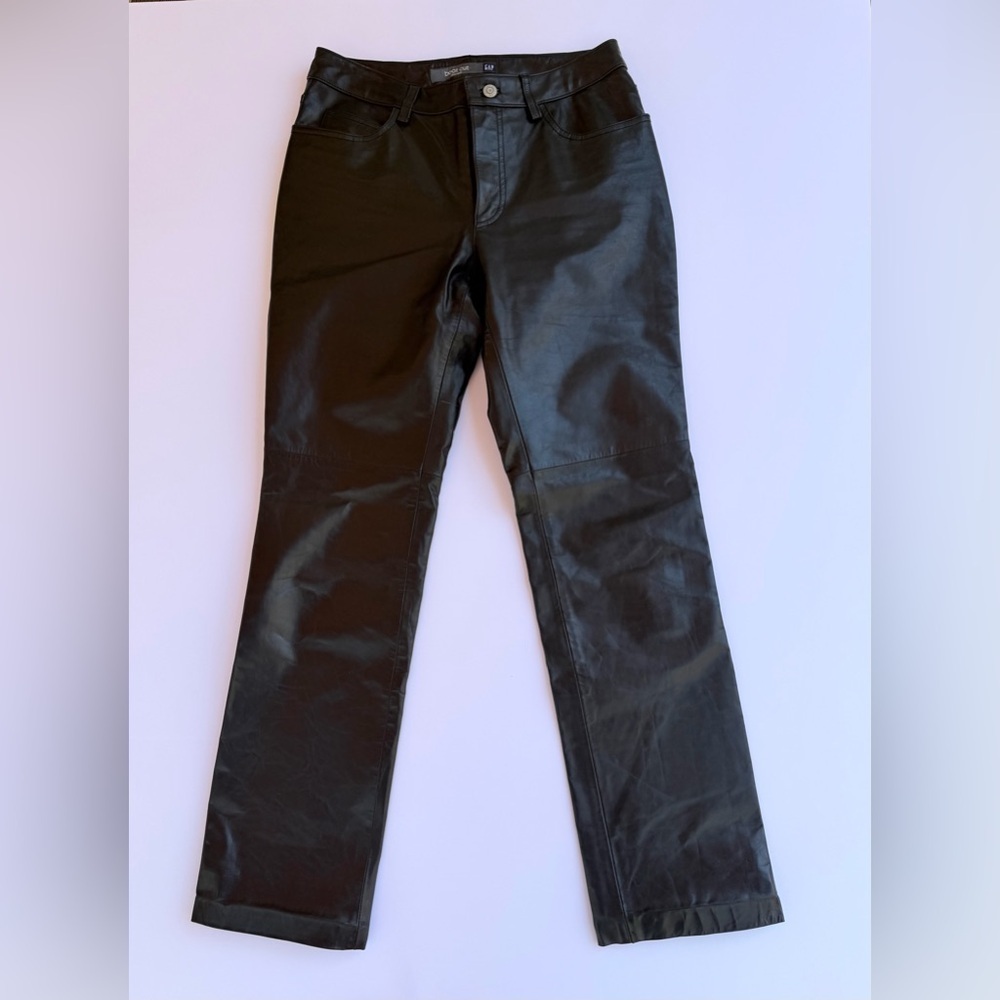 Woman’s Vintage Genuine Leather Gap Pants Size 6 Boot Cut​​